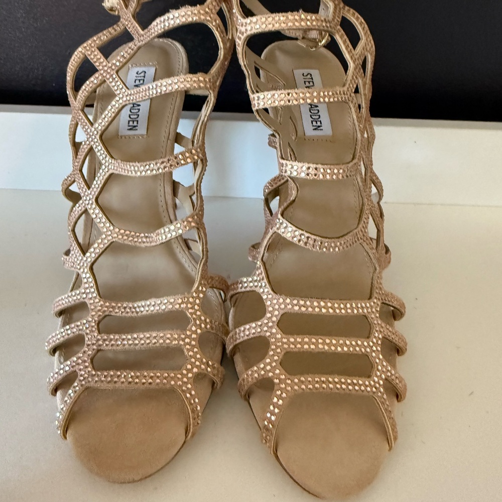 Steve Madden Rhinestone Gladiator Heel